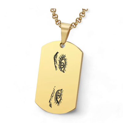Colier Tag Mare - Cu Ochi